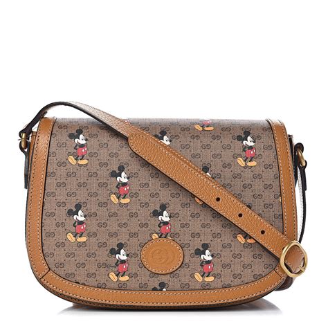 gucci mickey mouse luggage|Gucci Mickey Mouse shoulder bag.